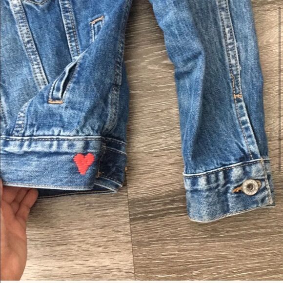 Dark wash jean jacket - Picture 3 of 3